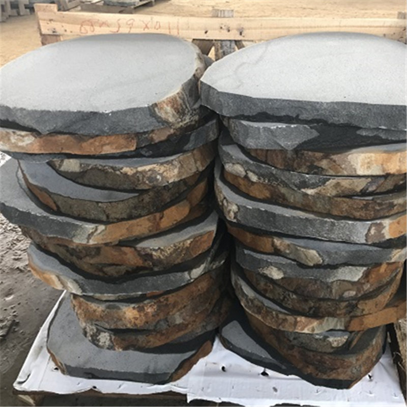 Organic bluestone stepping stones