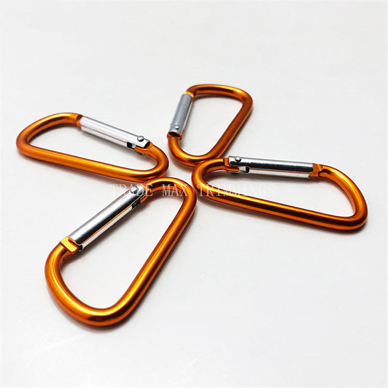 Aluminium Alloy D Ring Spring Snap Hook