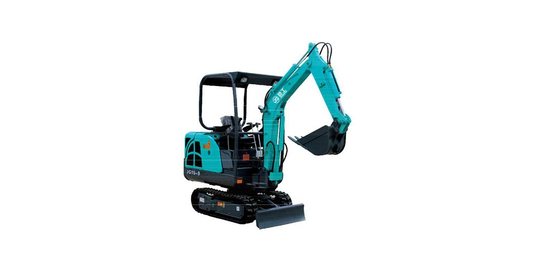 hot sale JingGong household 1.6 ton 15L mini rubber crawler bucket excavator 