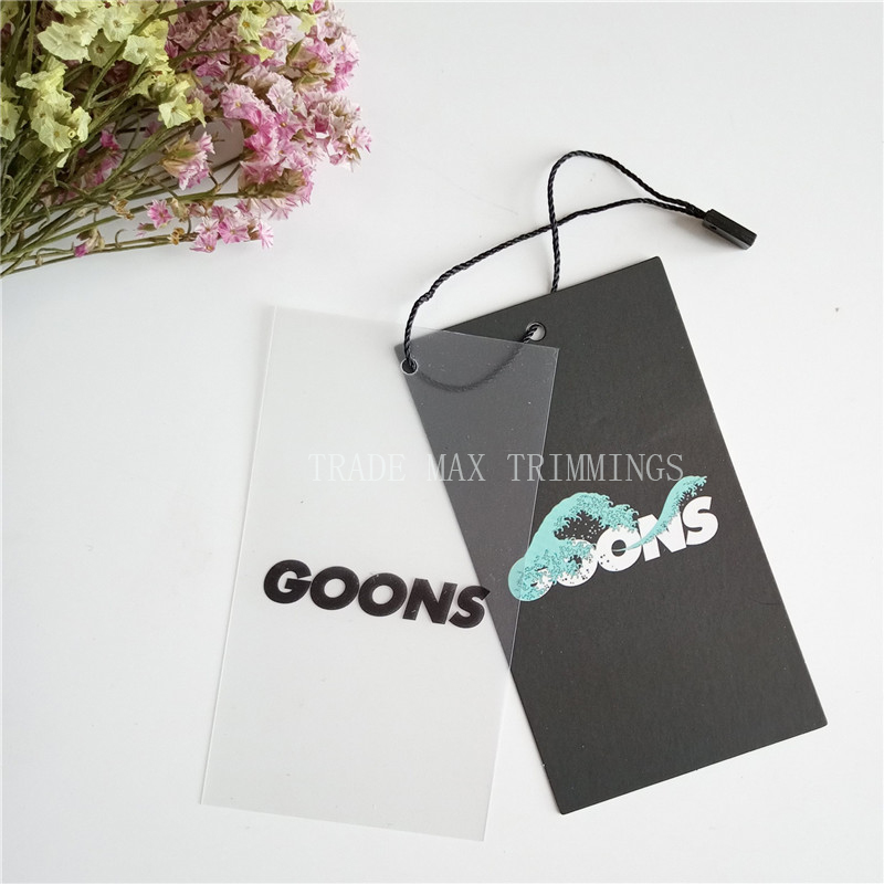 Fashion brand hangtag with logo