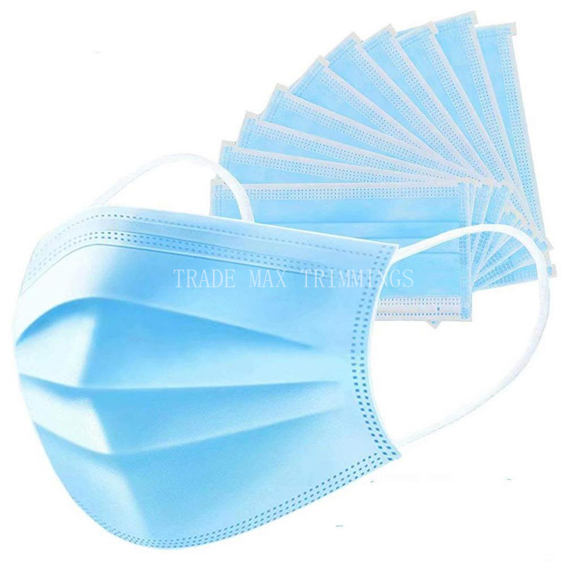 3 ply disposable Nonwoven face mask with earloop