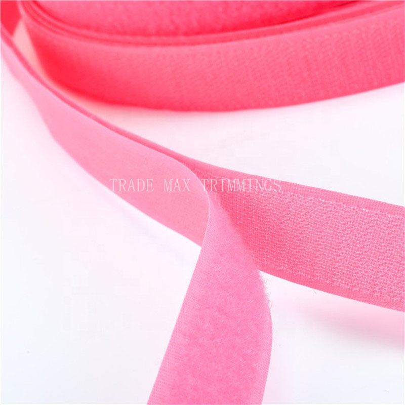 Pink hook and Loop for clothing