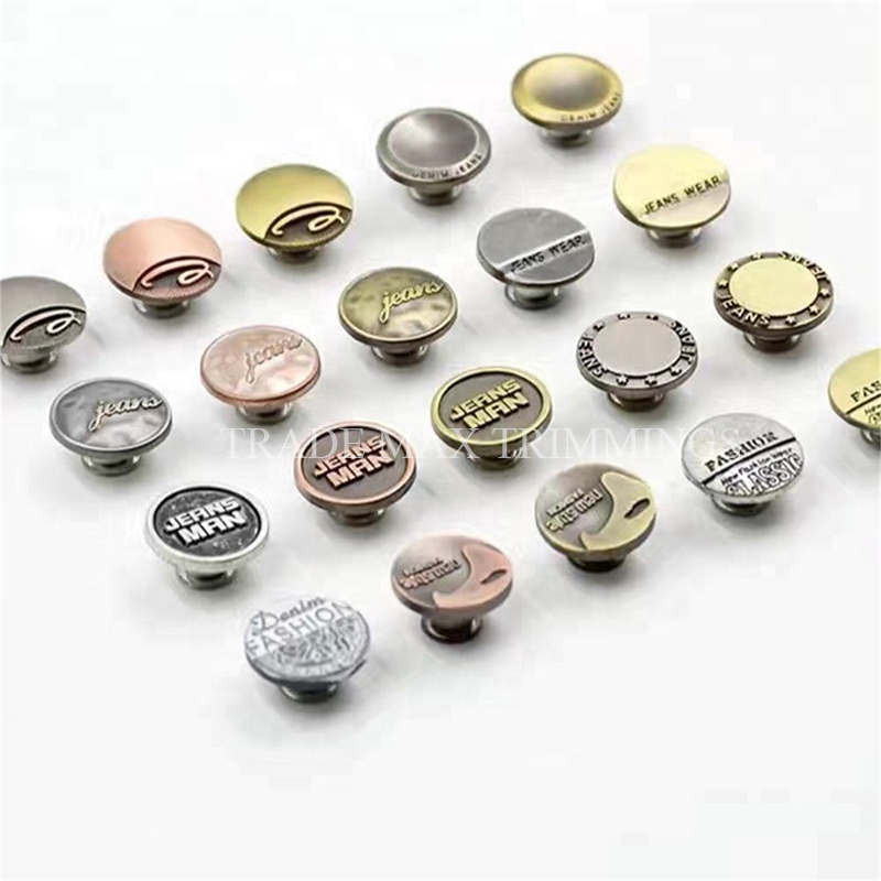 zinc alloy material button for jackets
