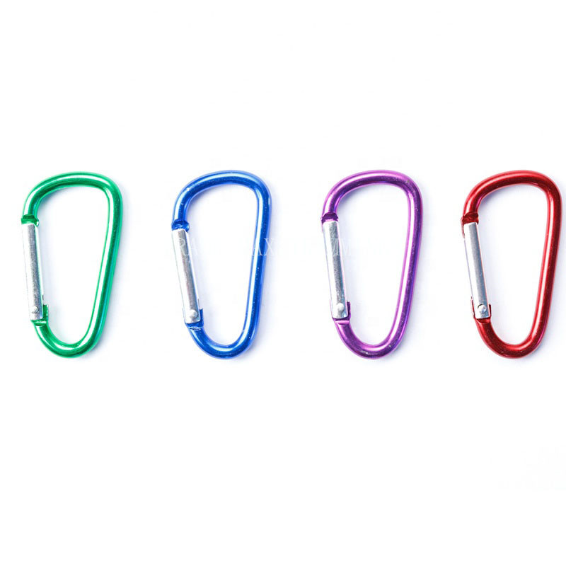 aluminum steel rock climbing carabiner