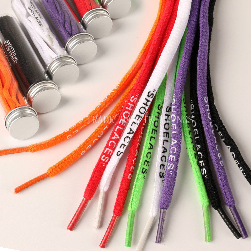 Fashion Sport Shoe Laces Flat Printed Shoelaces With Transparent Tips Fashion Sport Shoe Laces Flat Printed Shoelaces With Transparent Tips