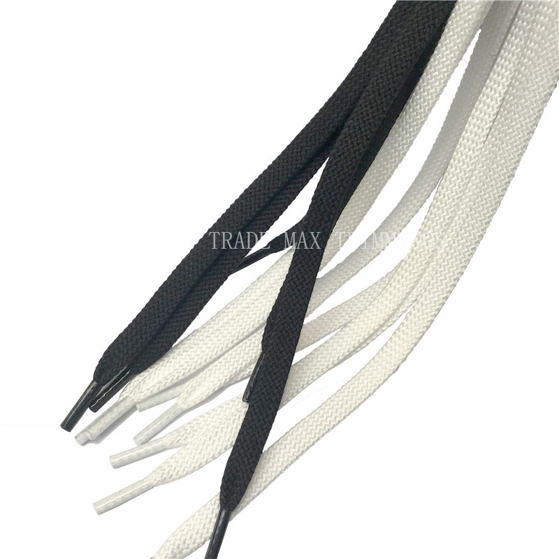 Black and White Flat drawcord 