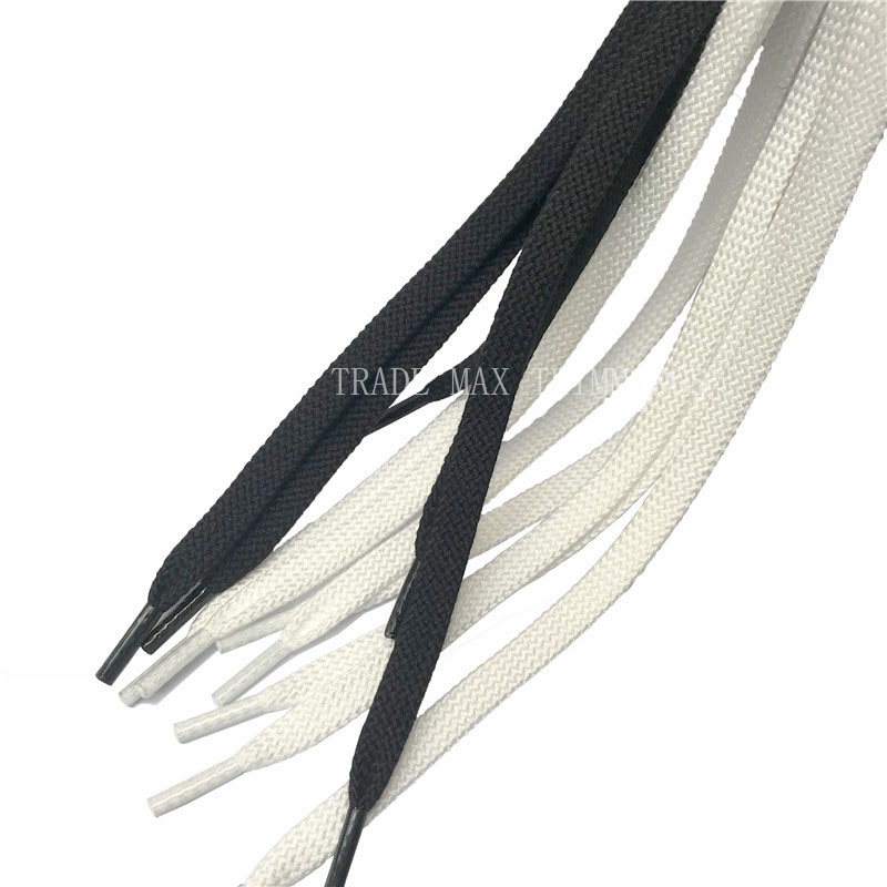 Black and White Flat drawcord Black and White Flat drawcord