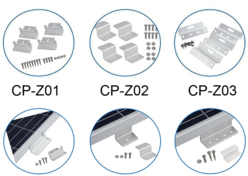 Z-shape home solar power system racking mount