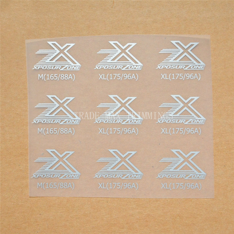 ZX flat tagless heat transfer label garment for size label ZX flat tagless heat transfer label garment for size label