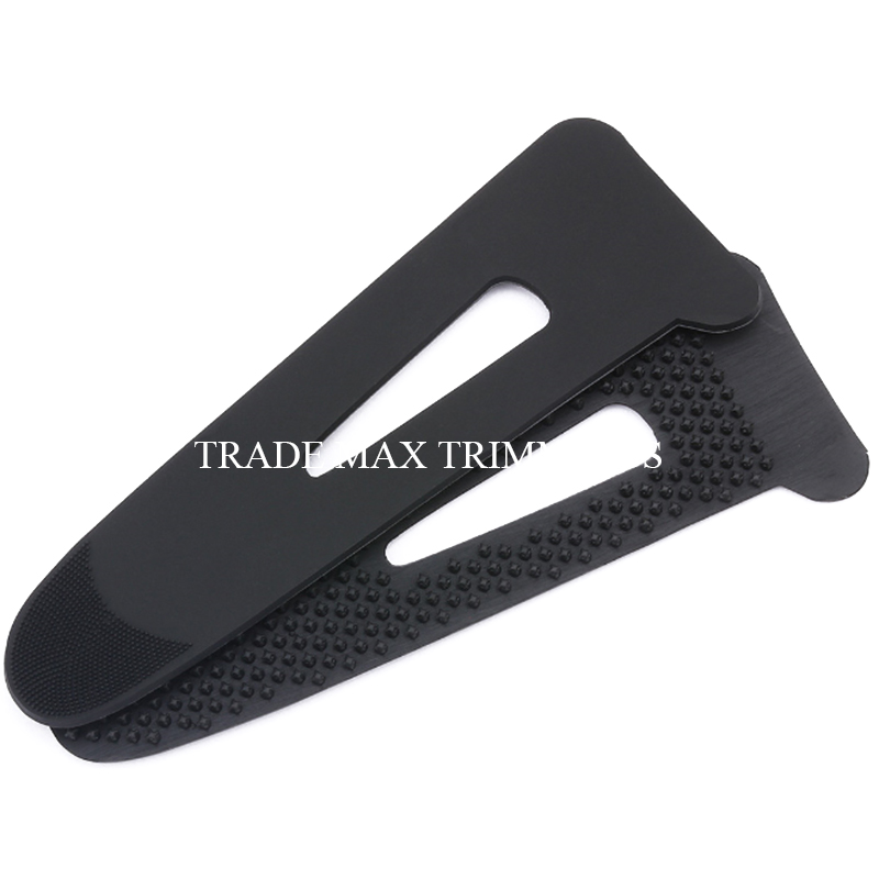 Black PU sleeve tabs