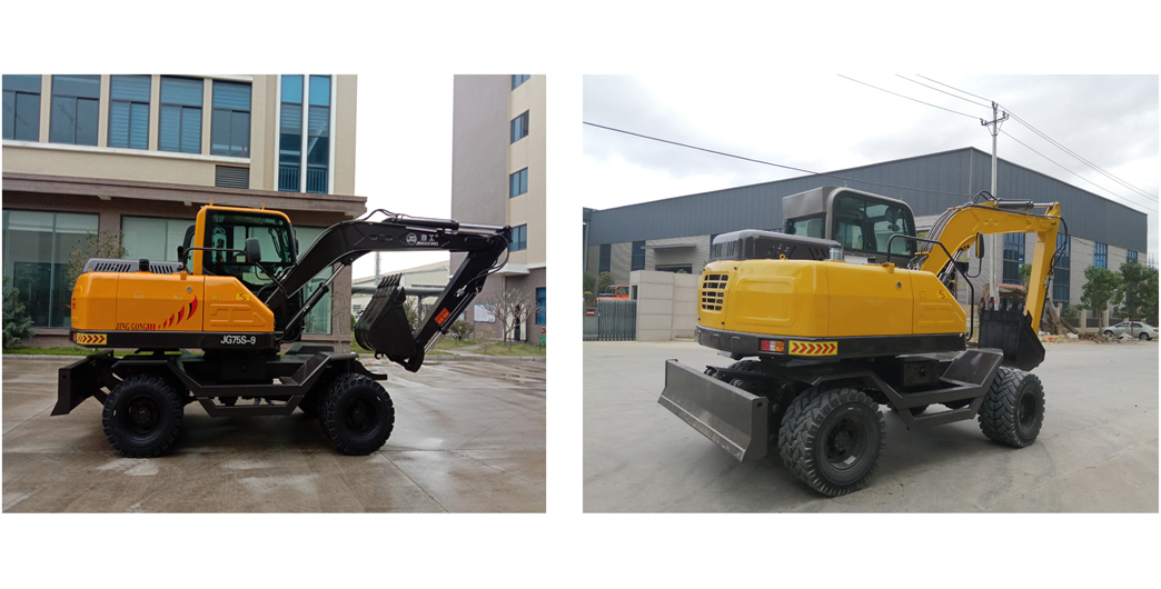 75S-9 excavator of JingGong hot sale small wheel excavator 75S-9 excavator of JingGong hot sale small wheel excavator