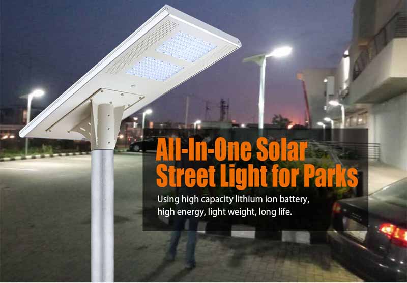 Solar LED All In One Street Lamp