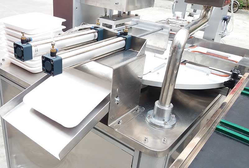 rotary paper tray sealing machine