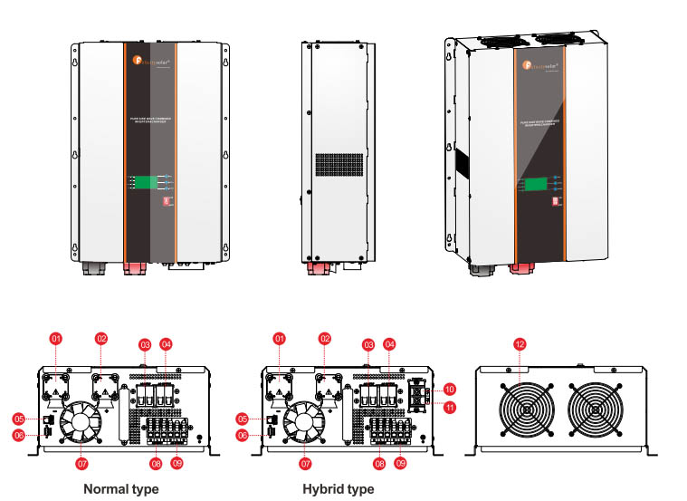 10kw 48V Solar inverter