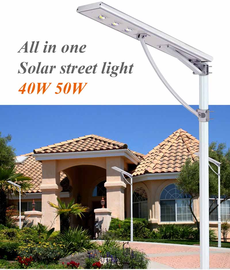 Hot sale all in one outdoor led solar street light 