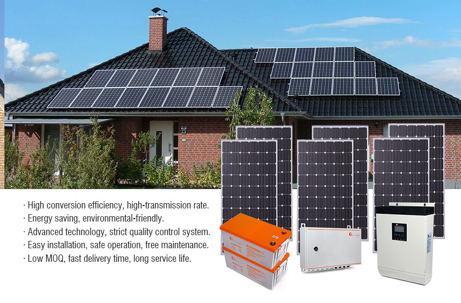 Pv 5kw Solar System 5kw 5000 Watt Solar Panel 5kva Solar Power System 