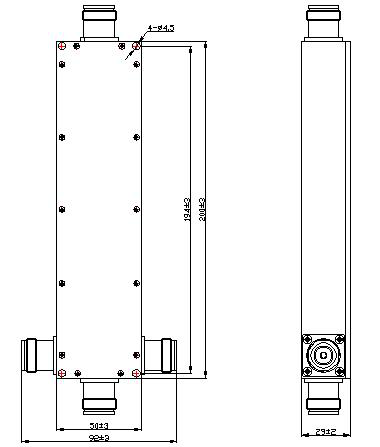 Low PIM 2Way Wilkinson Divider