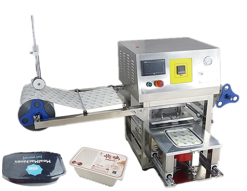 meat container sealing machine