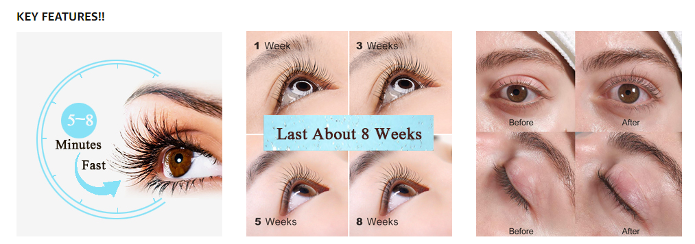 lash lifting effect