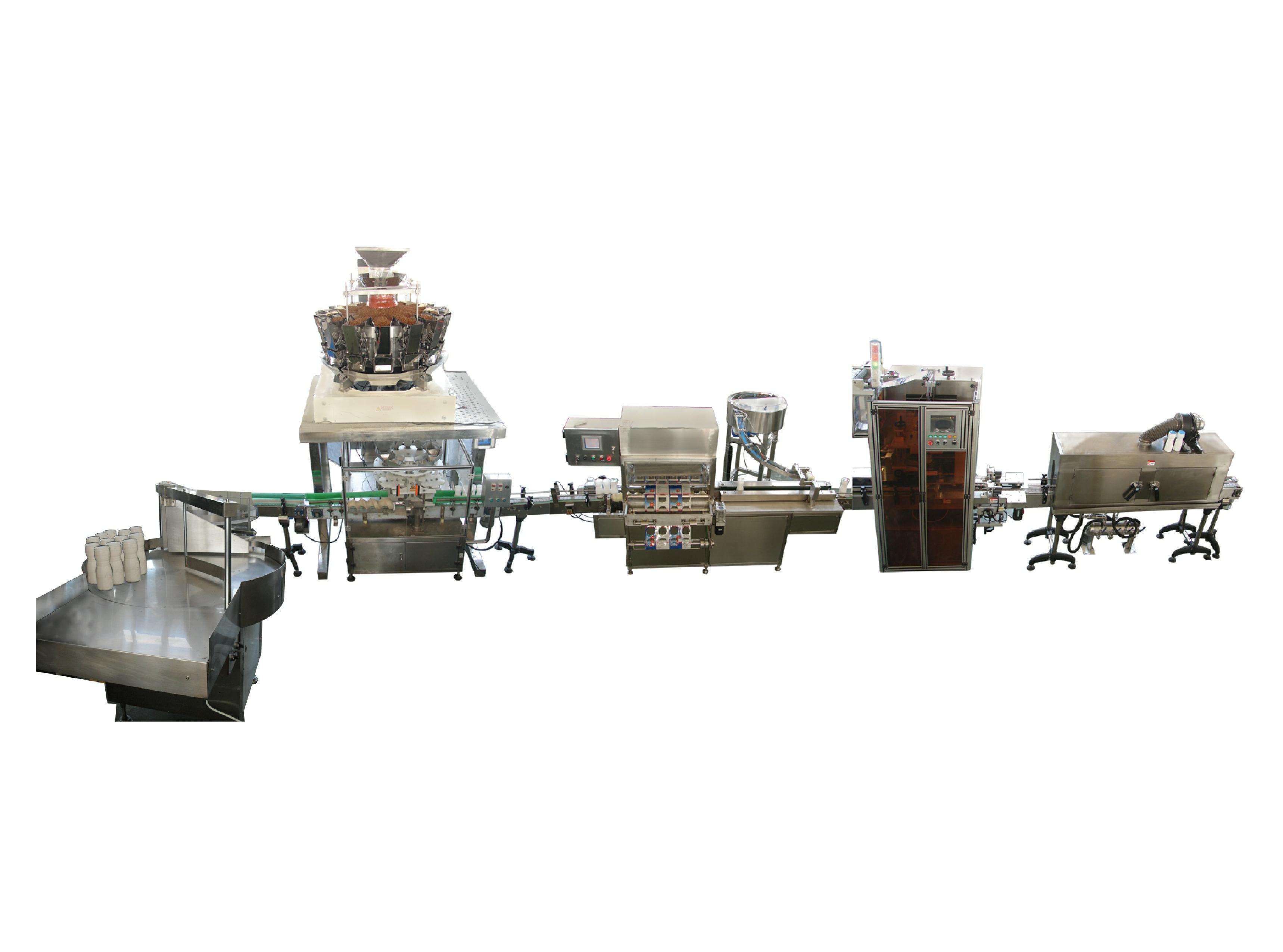 Automatic Granule Bottle Filling Line