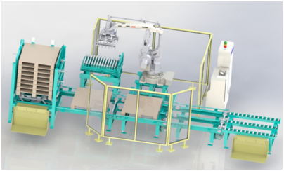 Automatic pallet feeding system