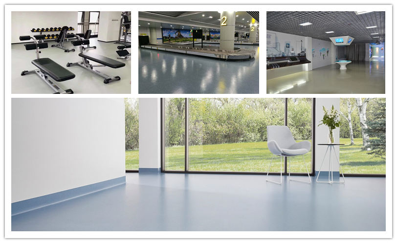 Fitness Center Rubber Floor