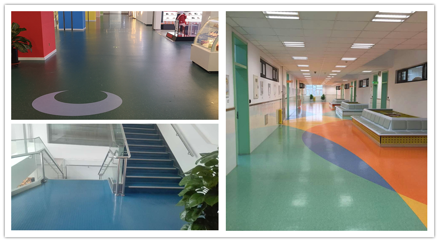 coloured rubber flooring rolls