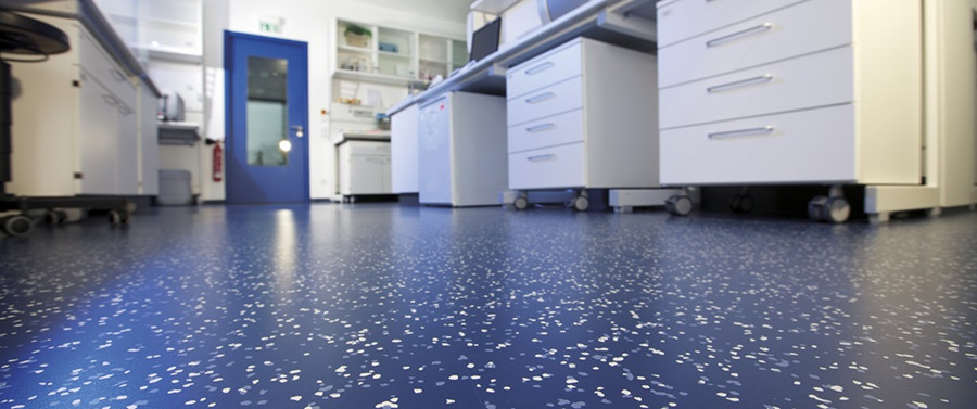 Floral Patterned Rubber Flooring