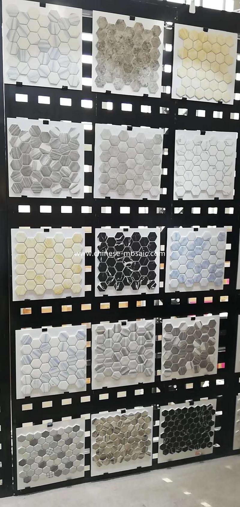 Inkjet glass mosaic tile