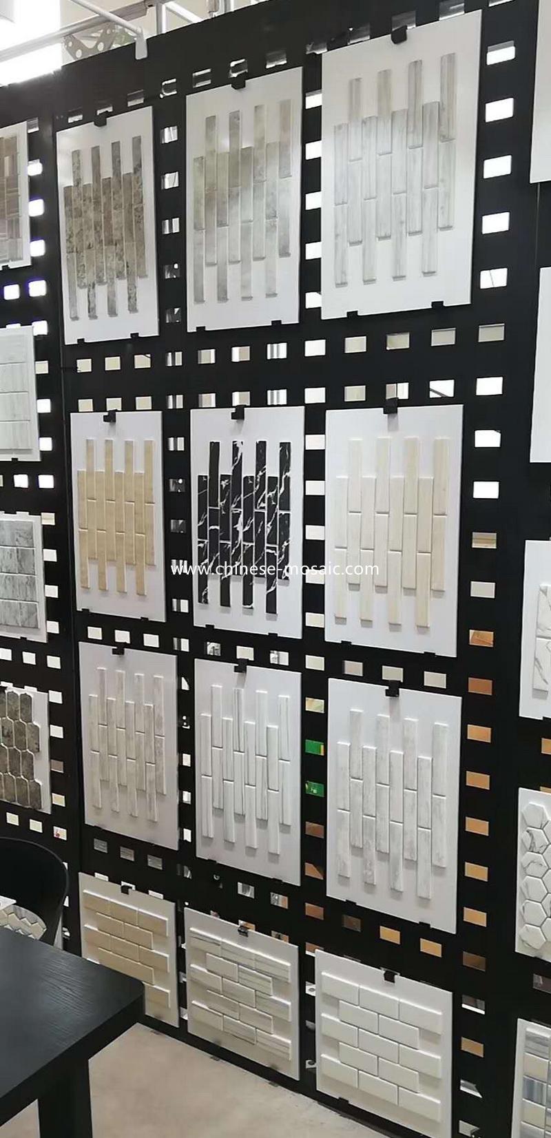 Full body glass mosaic tile