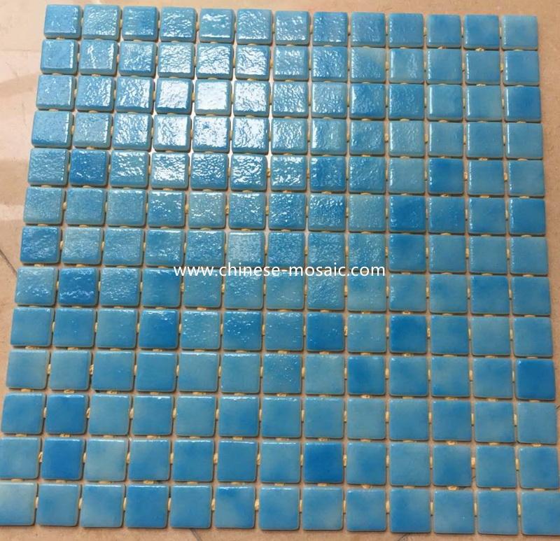 Euro glass mosaic for pool