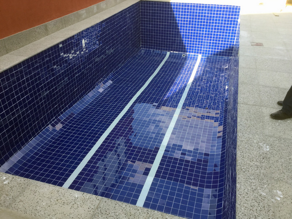 Hotel swimming pool mosaic tile