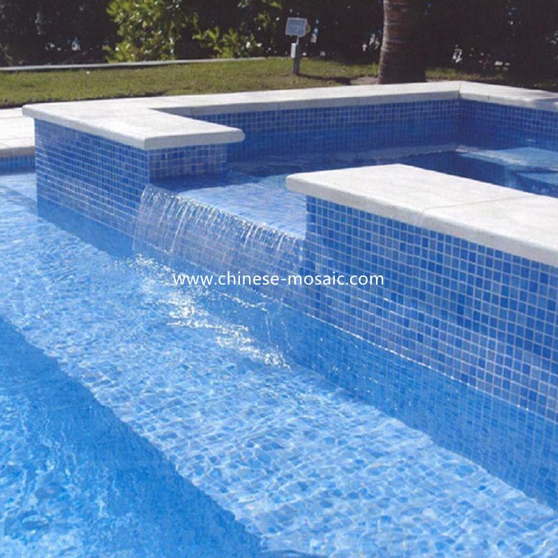 glass mosaic tile for swimming pool 