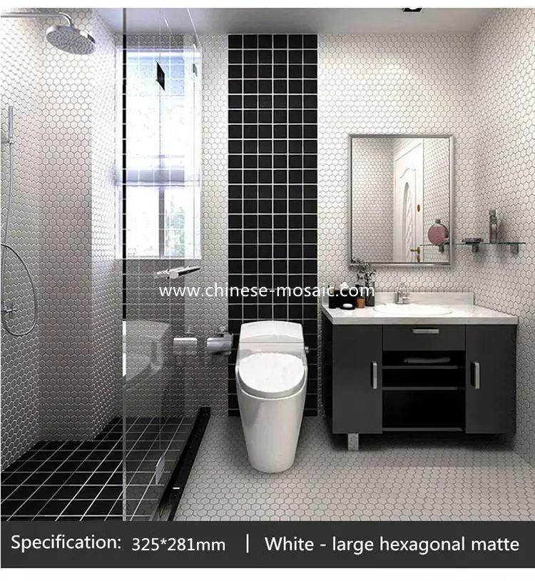 Bathroom ceramic mosaic tile