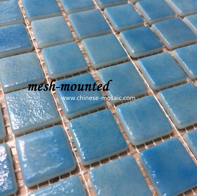 mesh-mounted glass mosaic