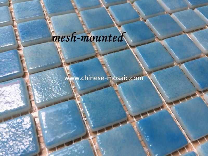 mesh-mounted Spanish glass mosaic