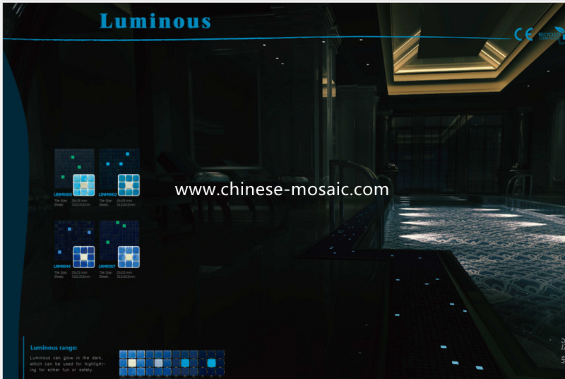 luminous mosaic tile luminous mosaic tile