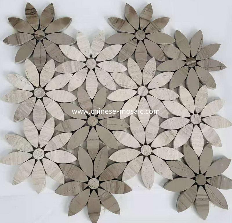 flower design marble mosaic 