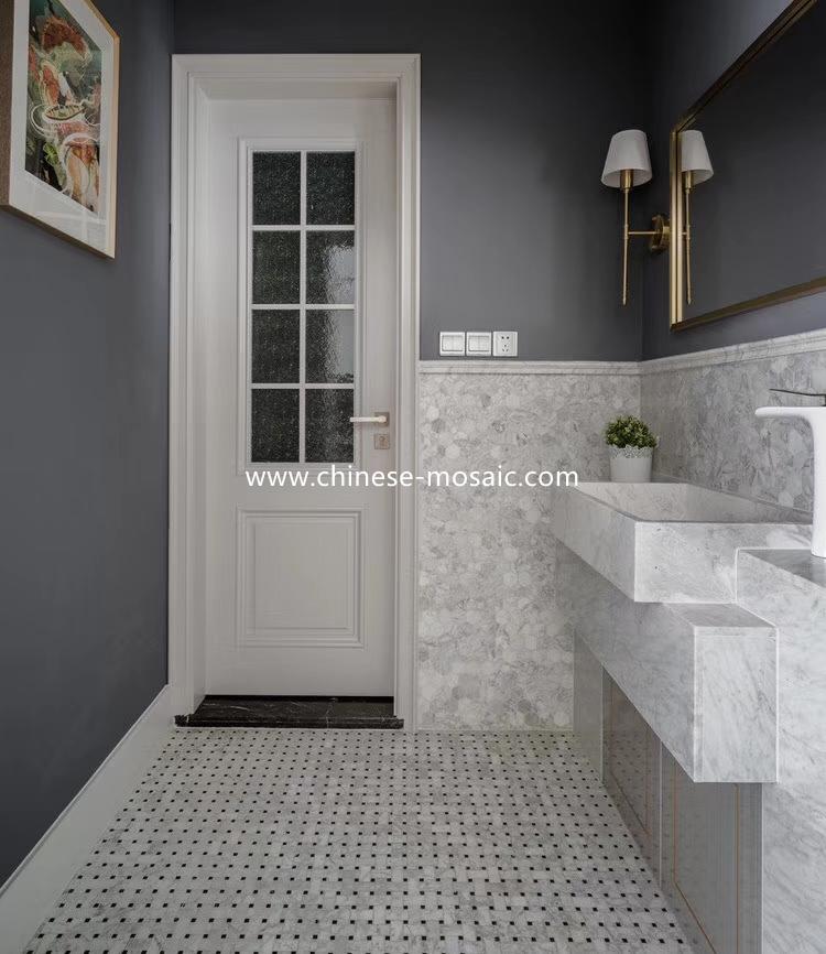 bathroom marble mosaic