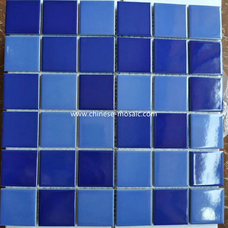 mix color design swimming pool tile