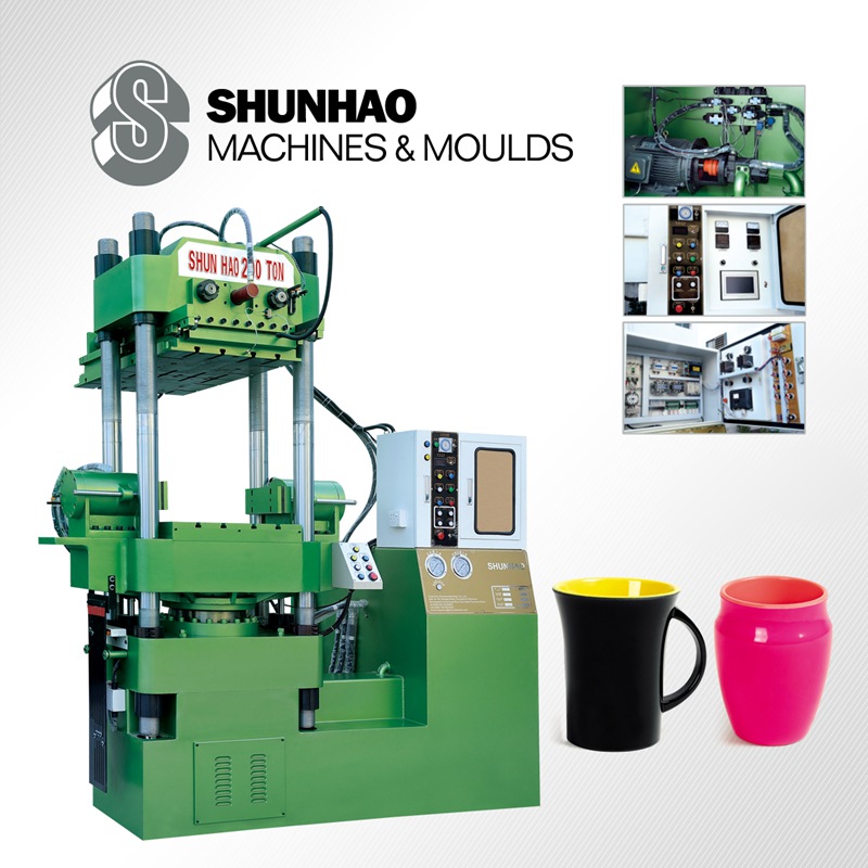 DTS double color automatic melamine cup molding machine