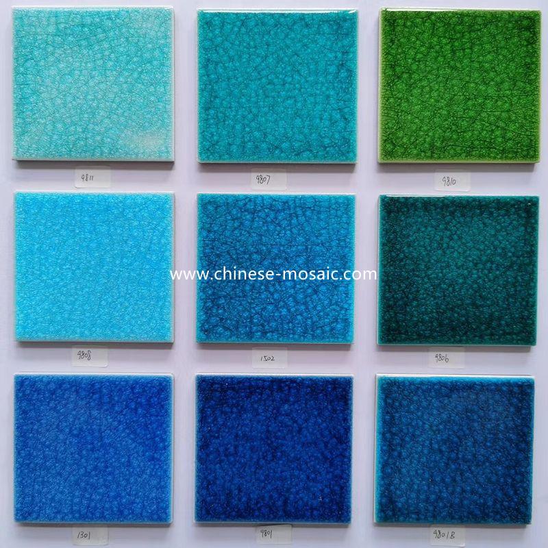 98x98mm tile mosaic for swimming pool 