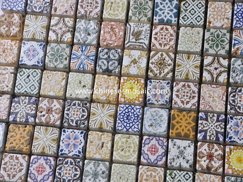 inkjet printing marble mosaic