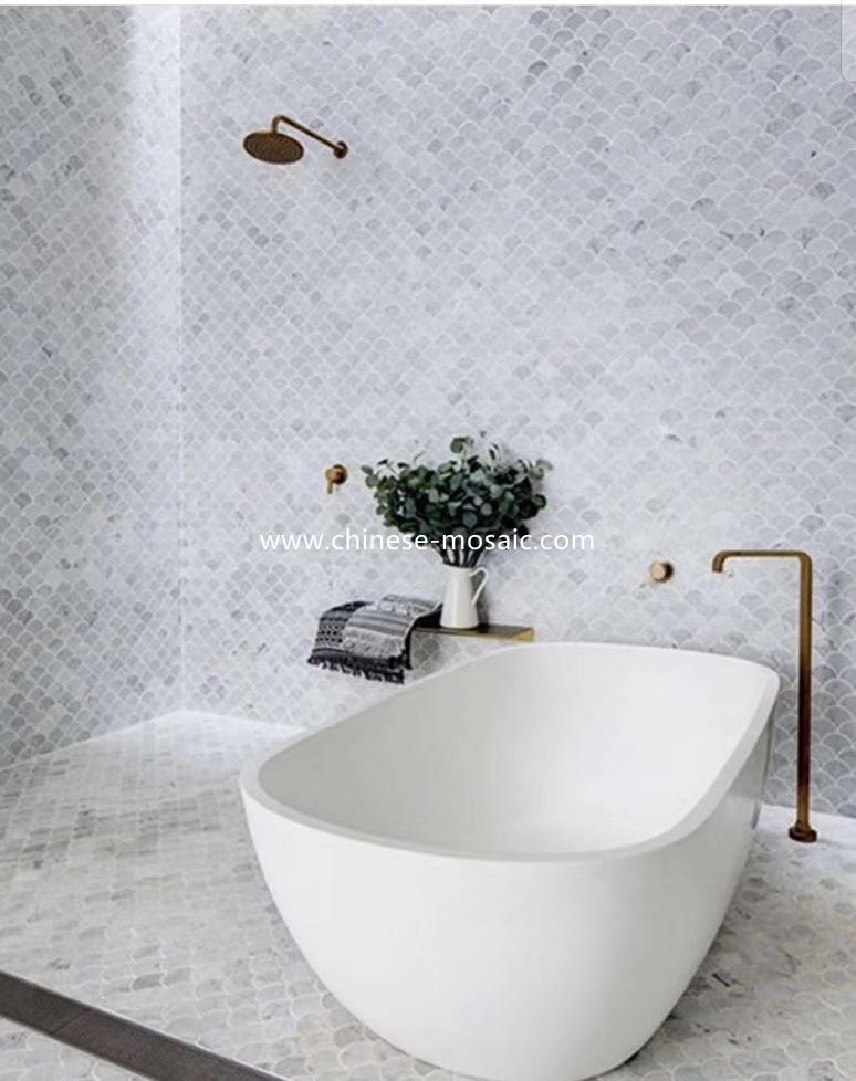 bathroom marble mosaic