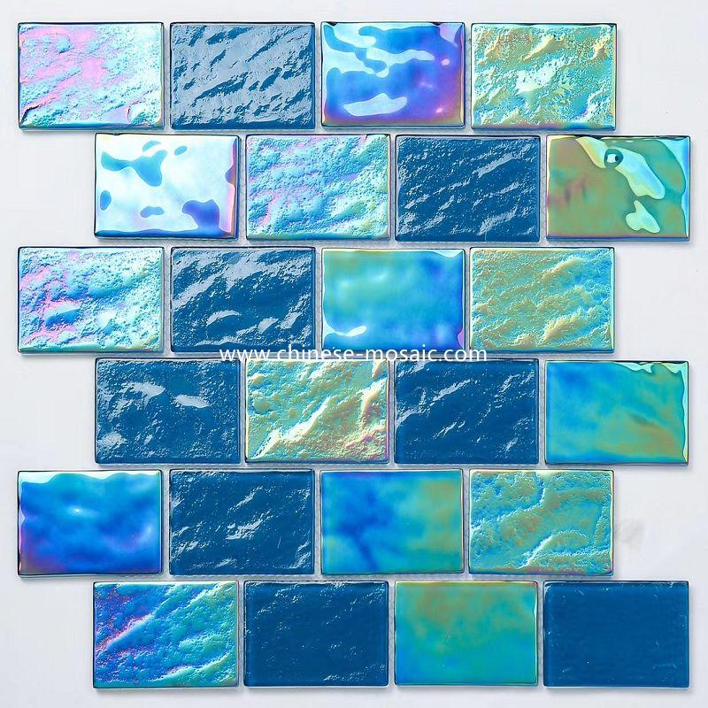 new glass mosaic for swimming pool