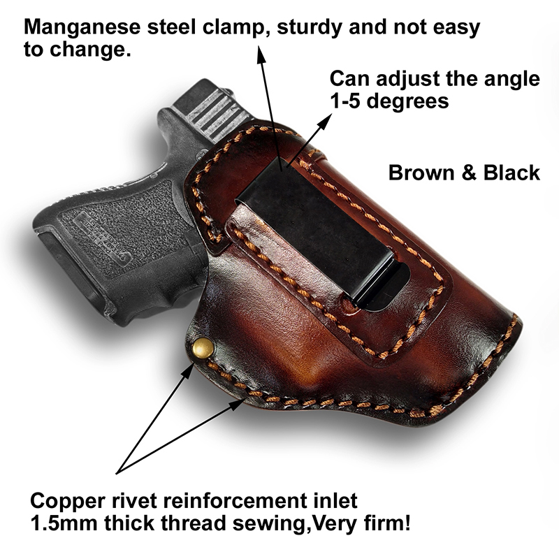 leather iwb concealment holsters