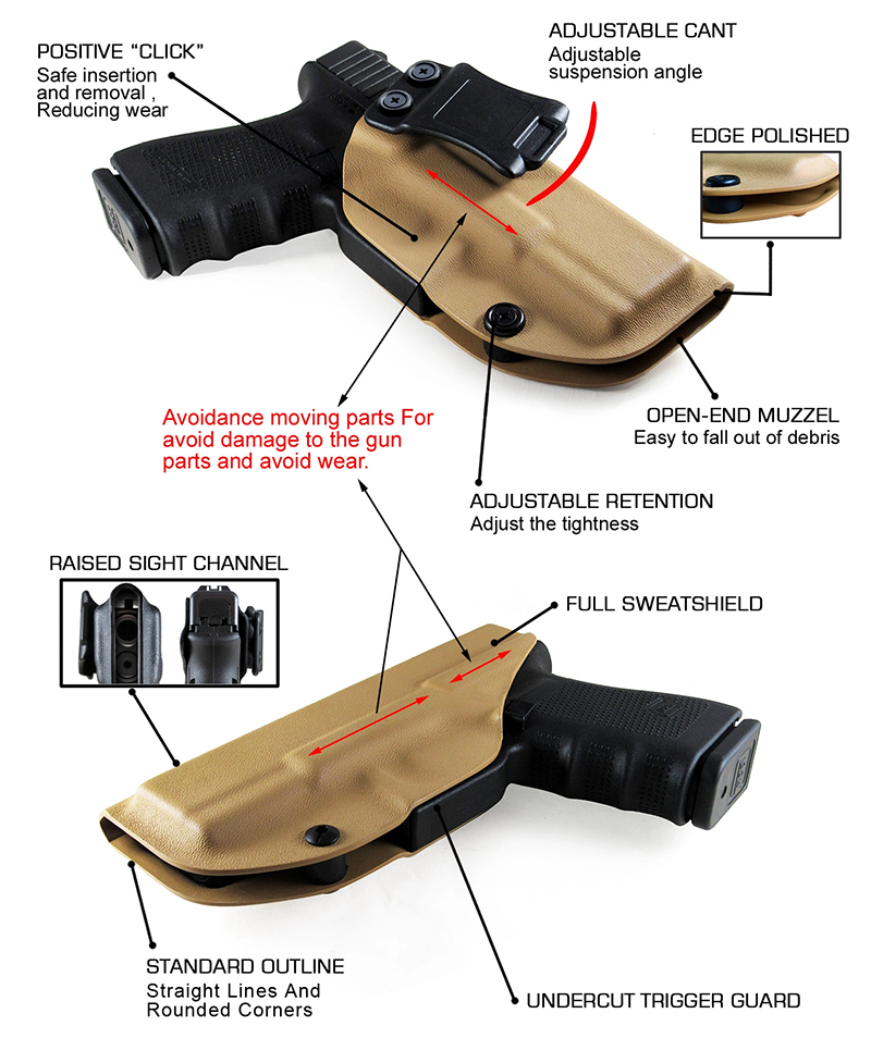 Ruger LCP 380 Tactical Kydex Gun Holster Ruger LCP 380 Tactical Kydex Gun Holster