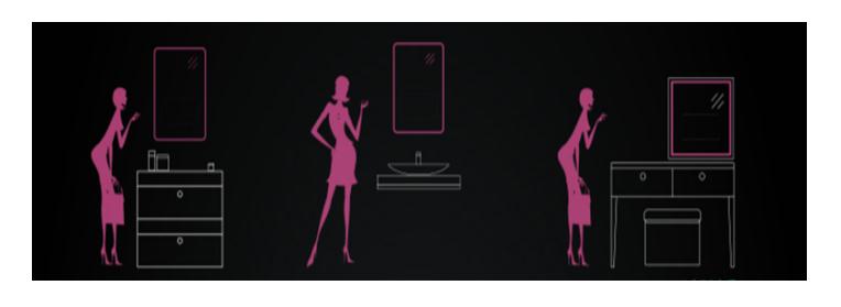 Ecological Smart Mirror Touch Voice Ecological Smart Mirror Touch Voice