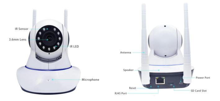 128 GB WIFI IP Camera Indoor