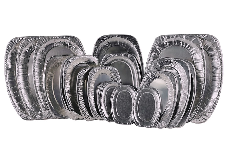aluminum foil plates oval